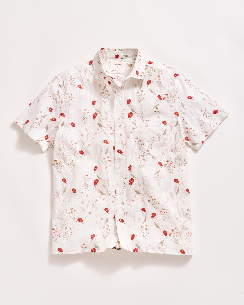 SHORT SLEEVE TEXTURAL POPPY TREME SHIRT