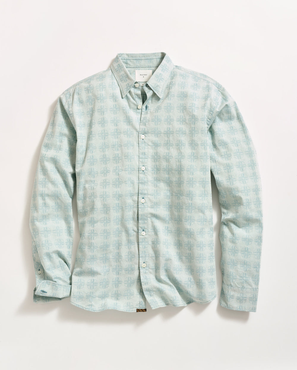 MELANGE TILE WILSON SHIRT in Steel Blue