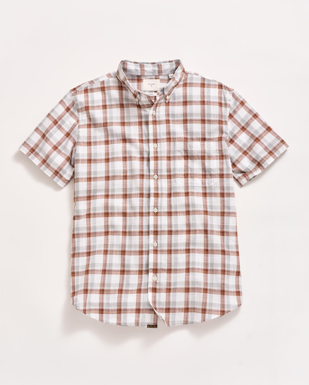 Short Sleeve Tattersail Plaid Tuscumbia Shirt Button Down
