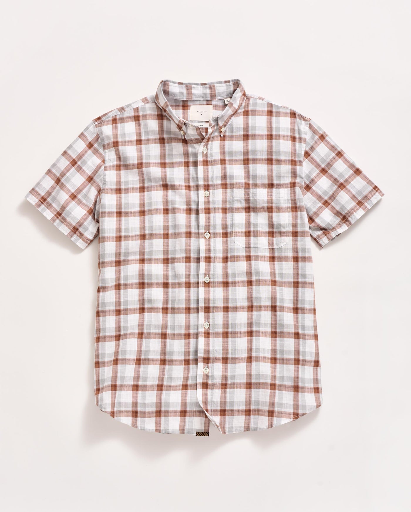 Short Sleeve Tattersail Plaid Tuscumbia Shirt Button Down
