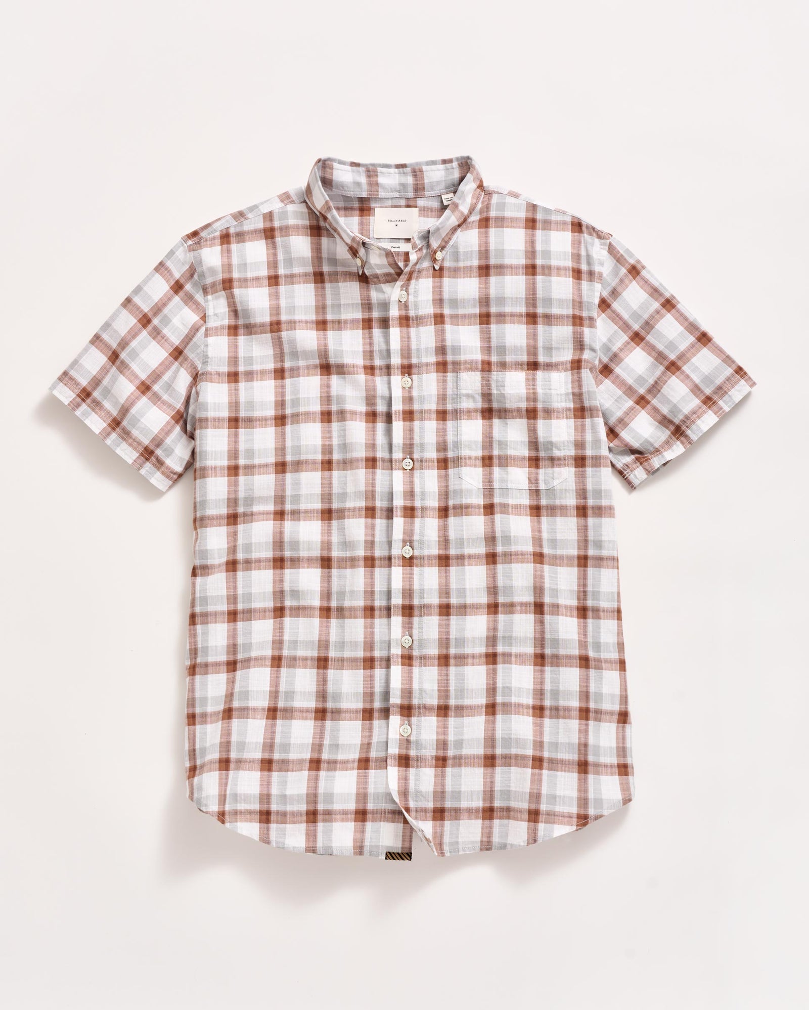 Short Sleeve Tattersail Plaid Tuscumbia Shirt Button Down