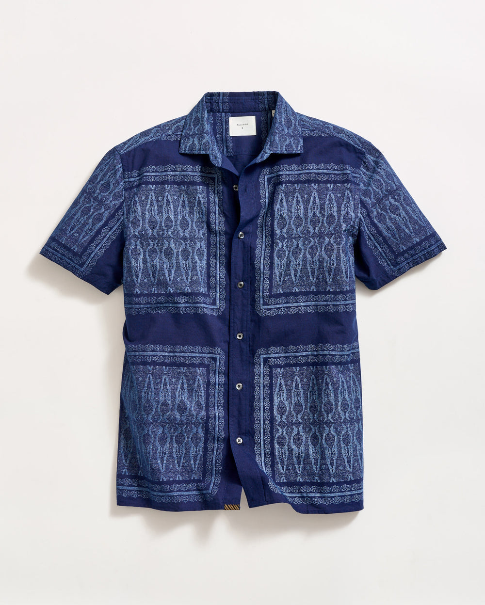 Short Sleeve Indigo Treme Shirt in Indigo