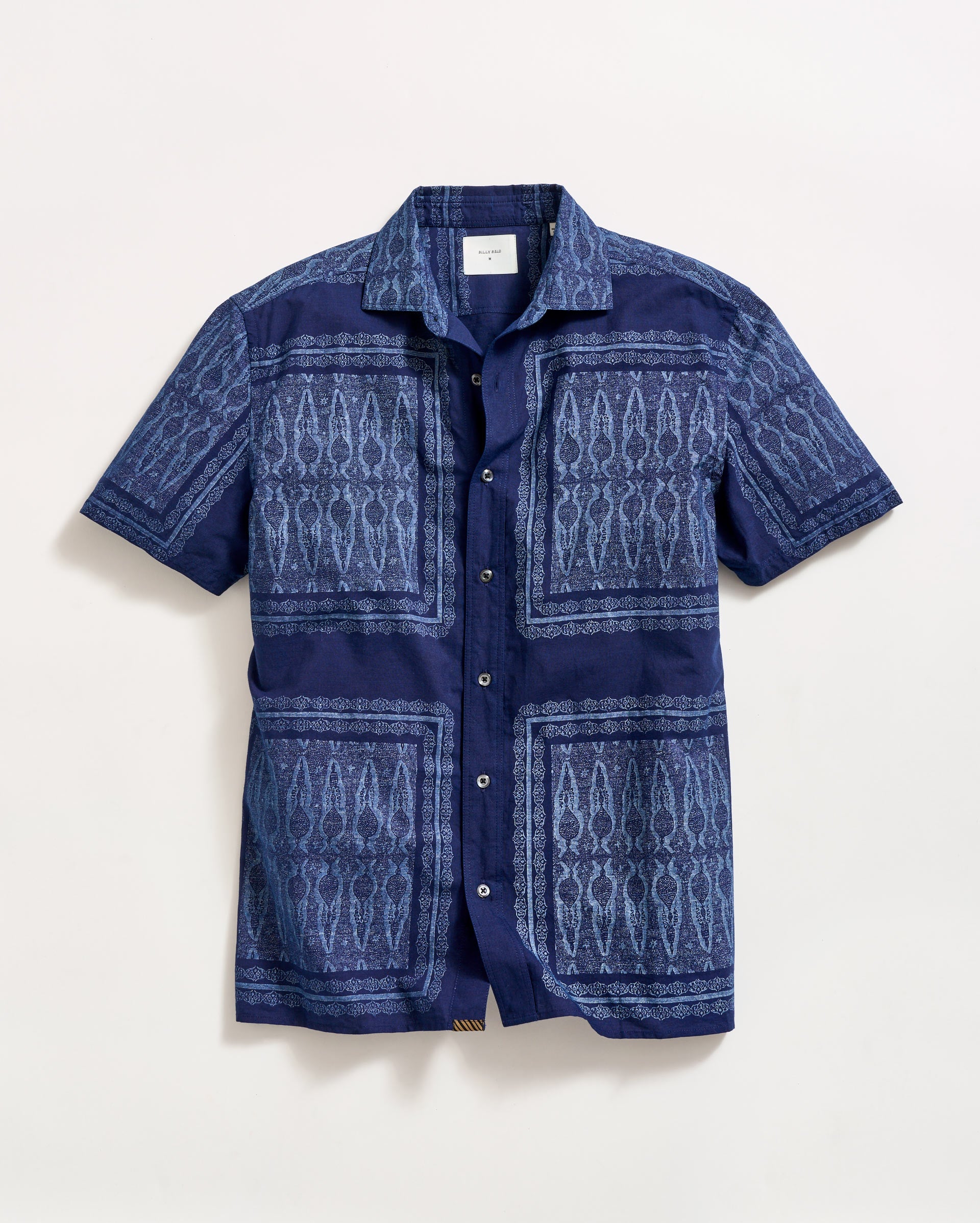Short Sleeve Indigo Treme Shirt in Indigo