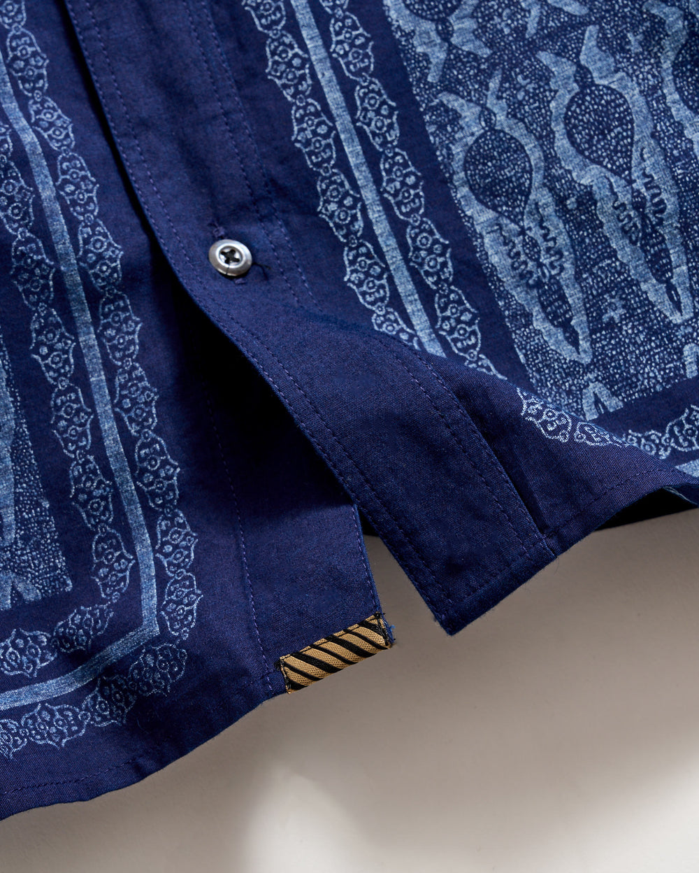 Short Sleeve Indigo Treme Shirt in Indigo