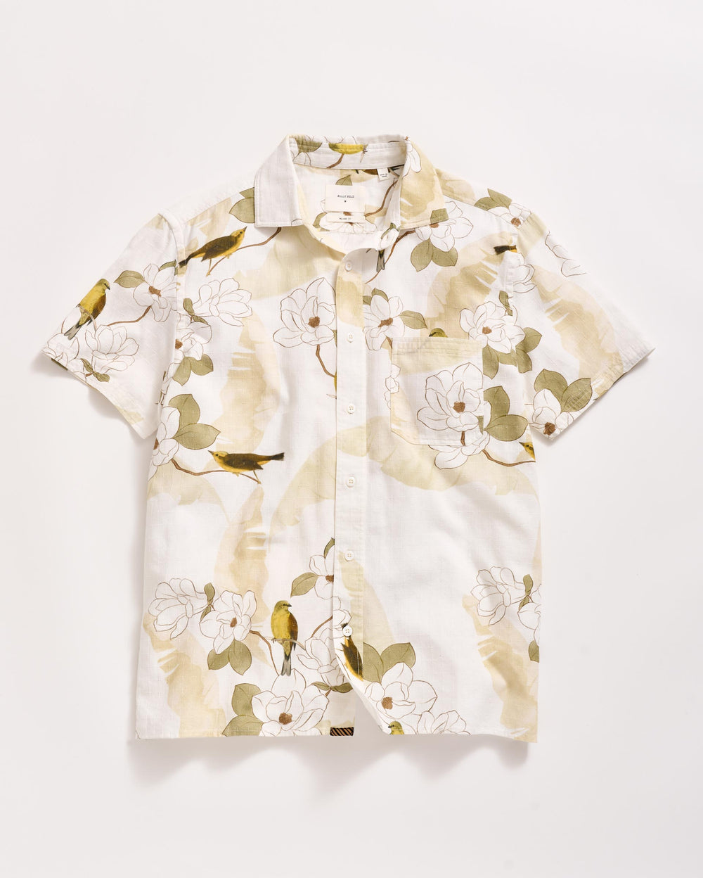 Short Sleeve Grid Yellowhammer Treme Shirt in Tinted White