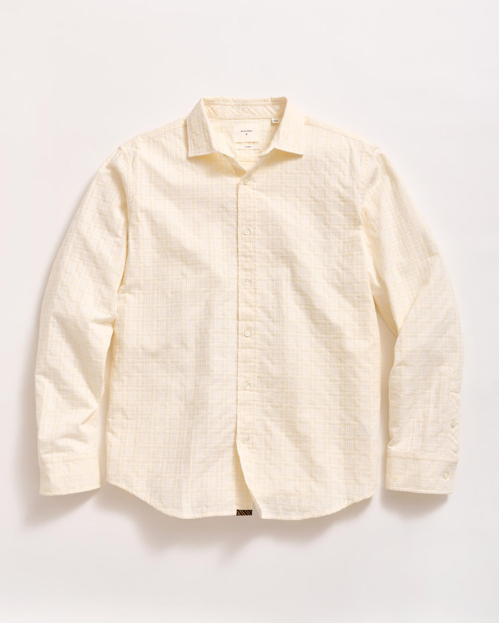 Grid Dobby River Shirt in Tinted White