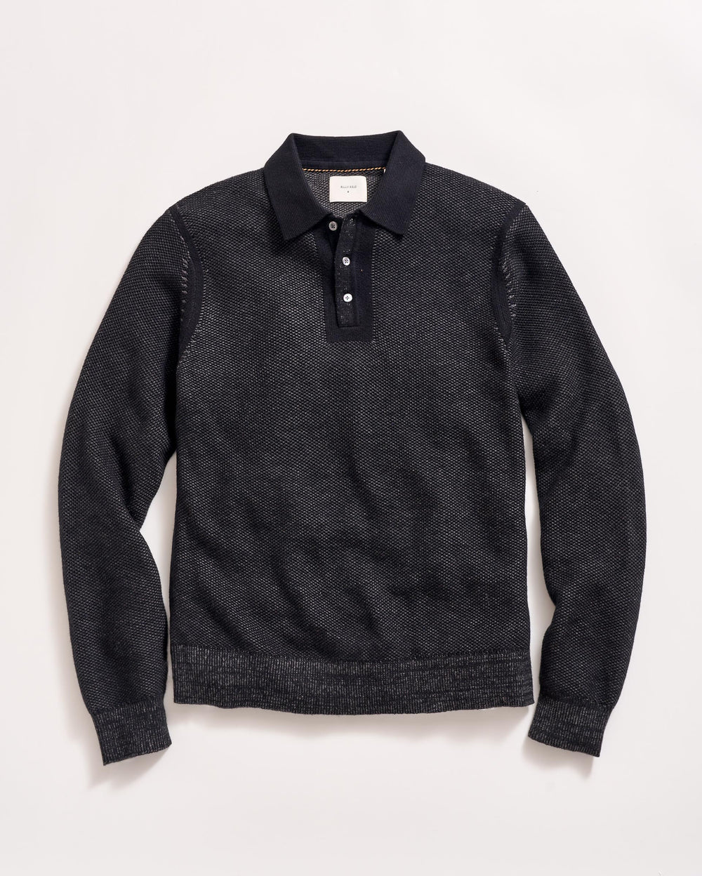 Long Sleeve Geo Float Jacquard Polo