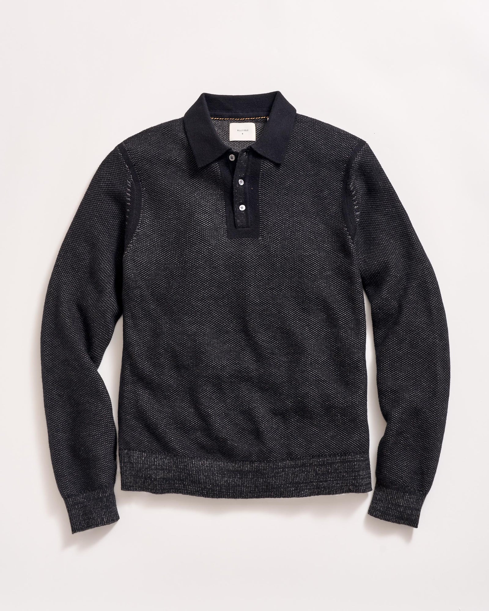 Long Sleeve Geo Float Jacquard Polo