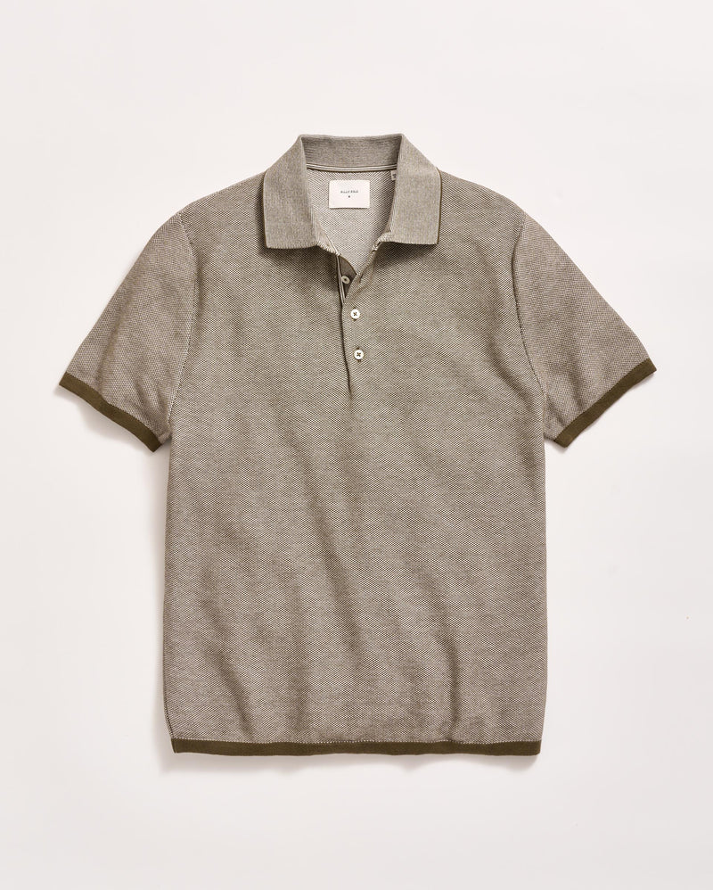 Birdseye Pique Sweater Polo