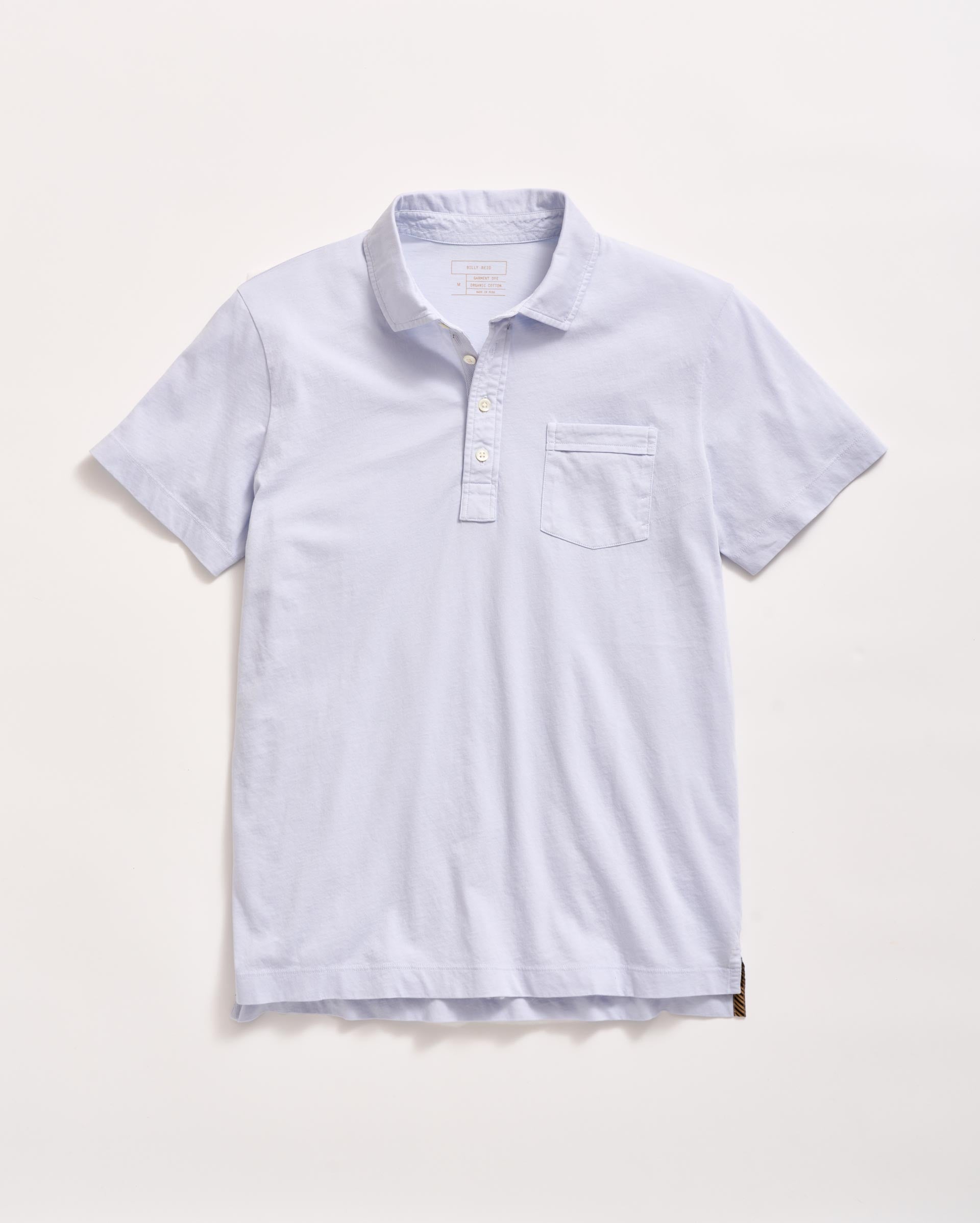 Pensacola Polo in Organic Cotton, Garment-Dyed | Billy Reid