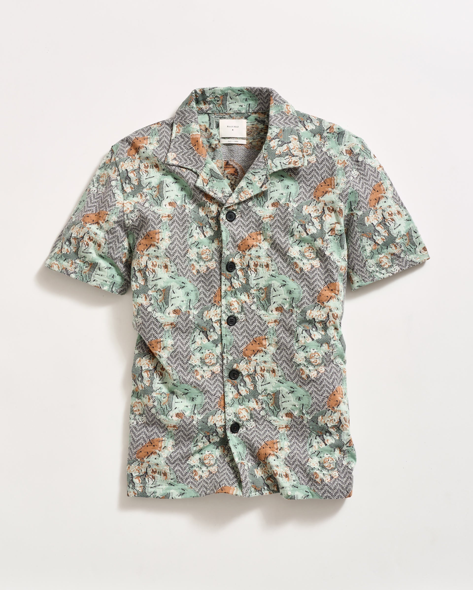 Cactus Jacquard Camp Shirt