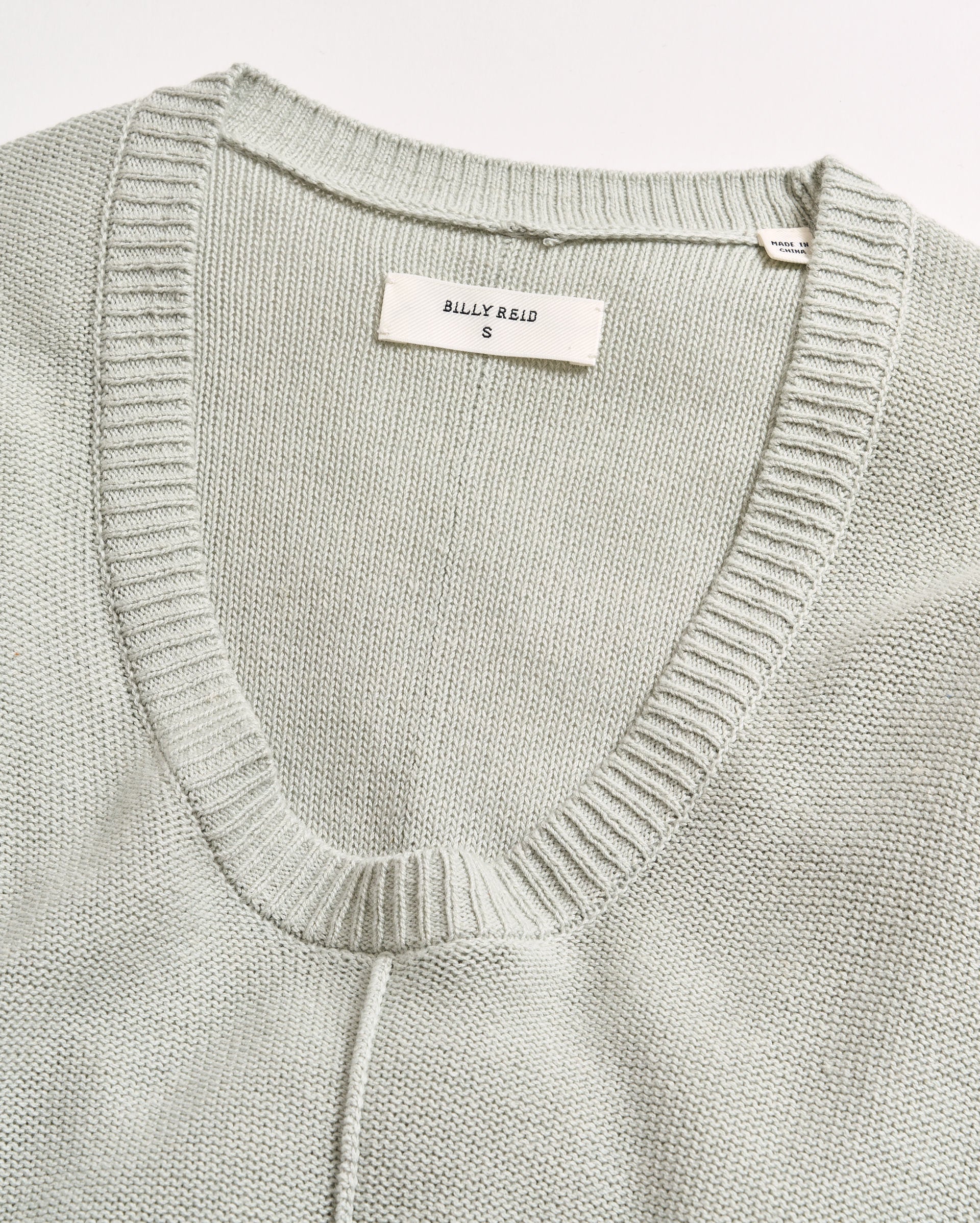 Cotton Linen Shirttail Sweater