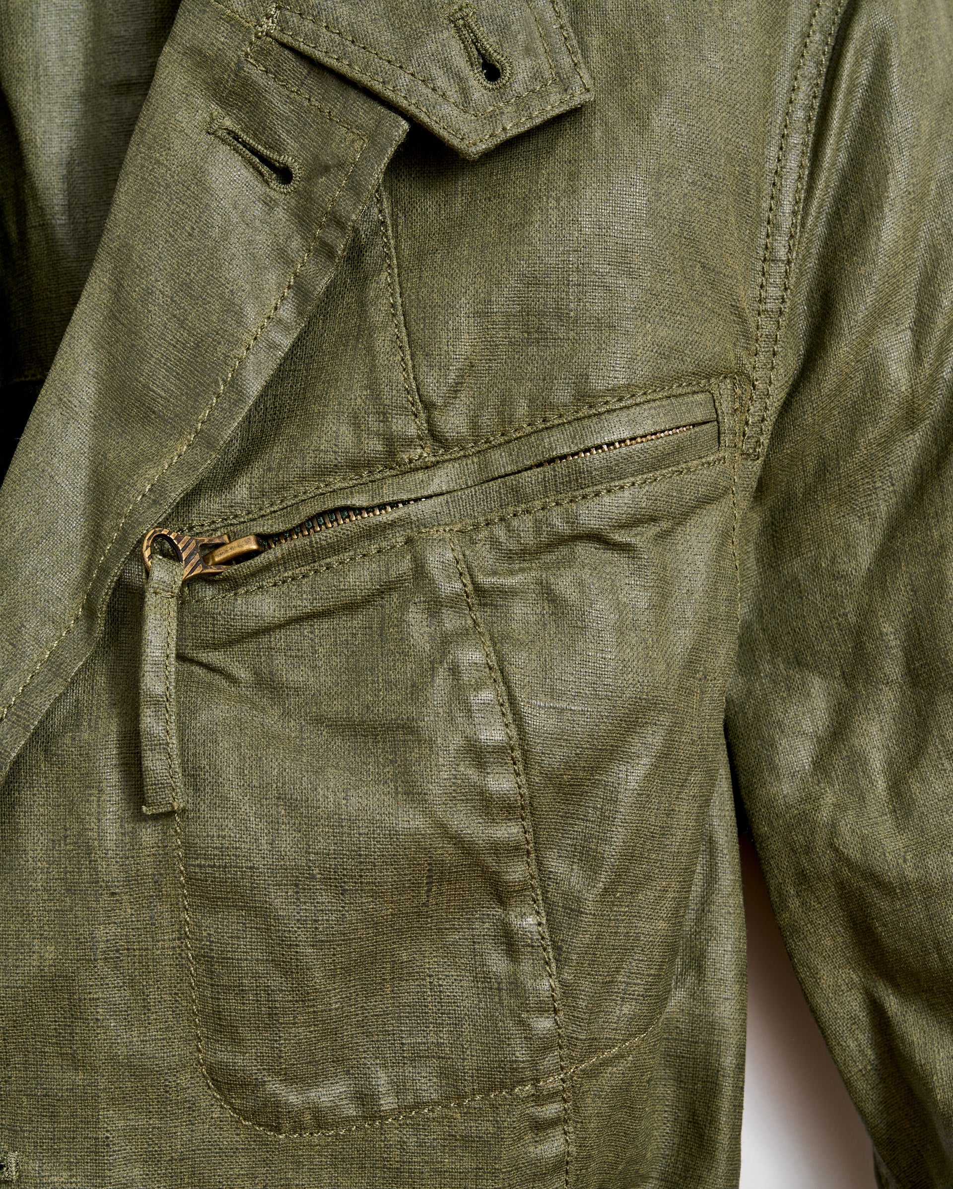 Coated Linen Hacking Jacket – Billy Reid