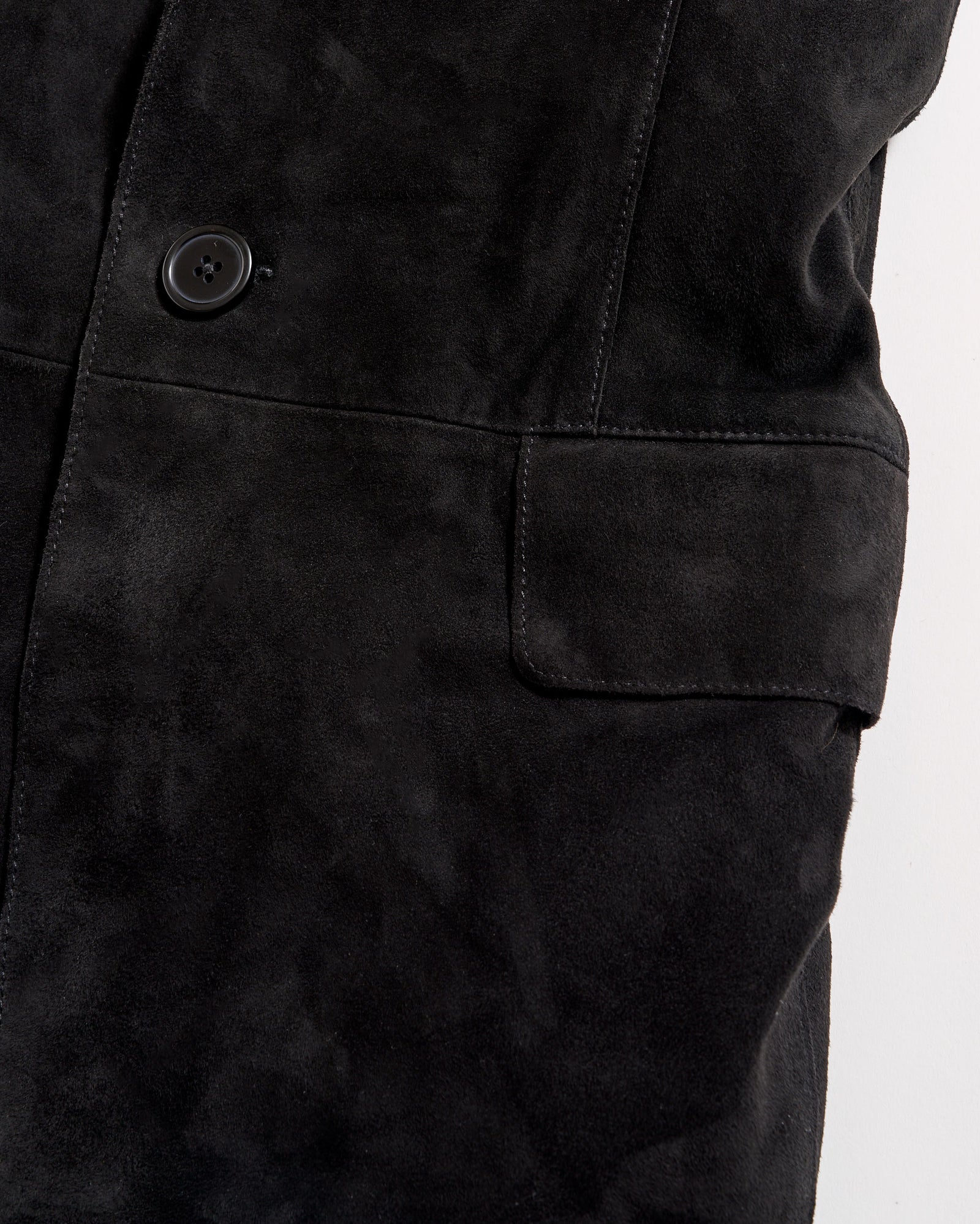 Suede Blazer Vest