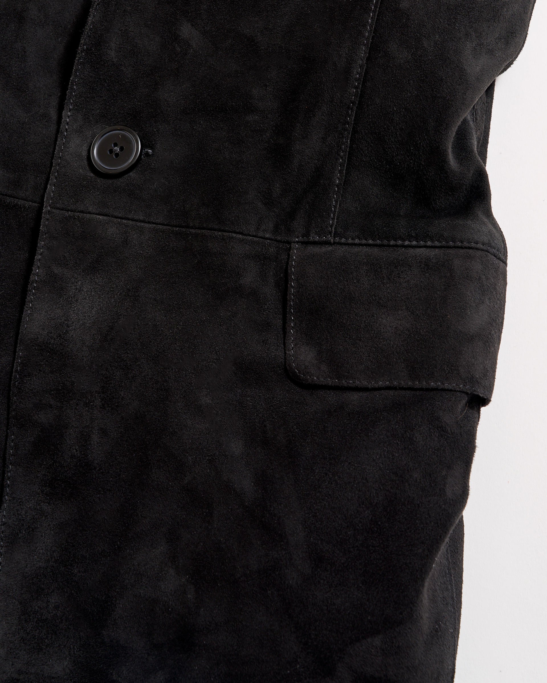 Suede Blazer Vest