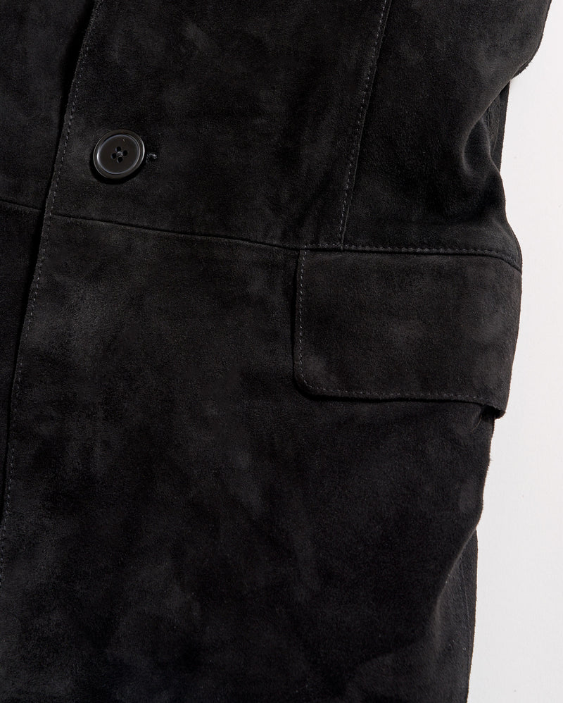 Suede Blazer Vest
