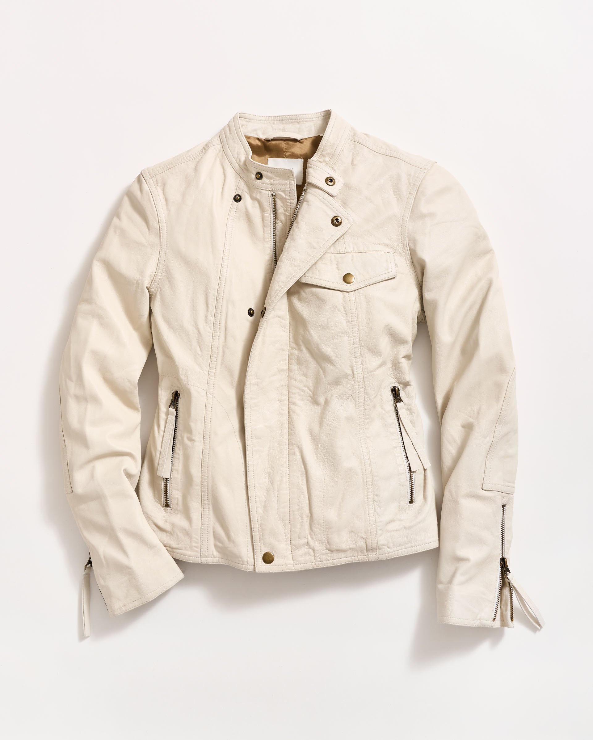 Washed Leather Biker Jacket – Billy Reid