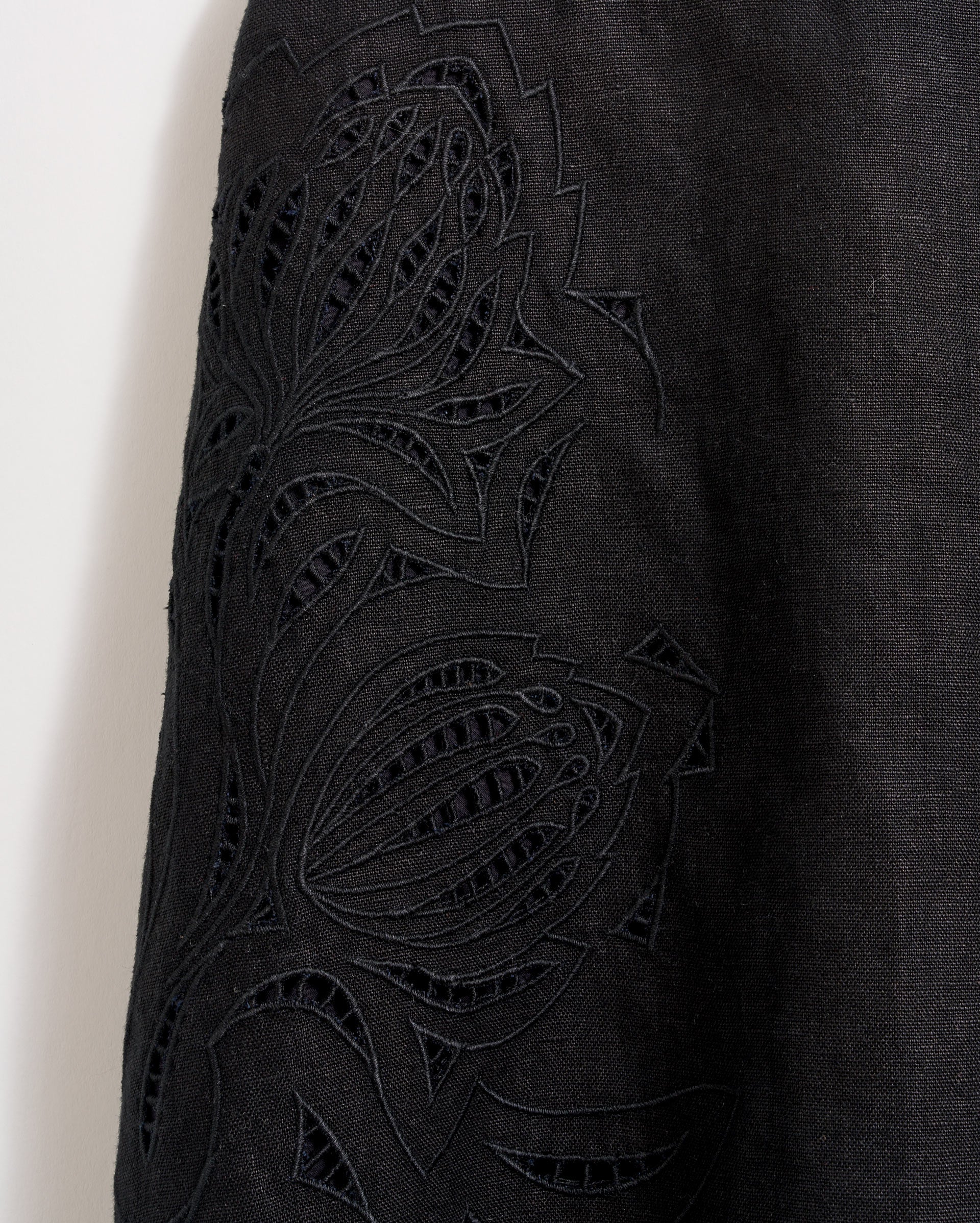Linen Protea Eyelet Skirt