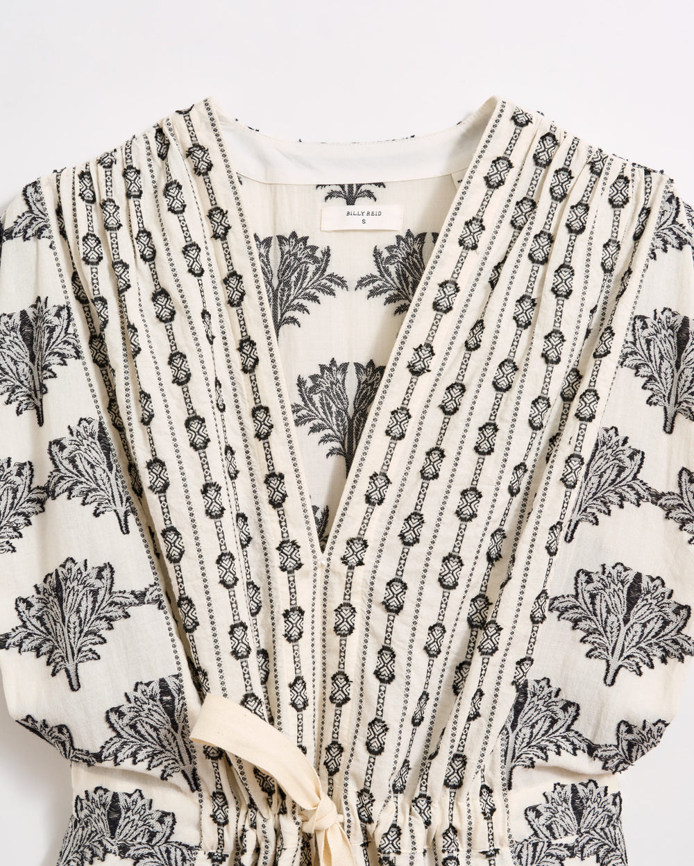 Jacquard Cinched Waist Dress