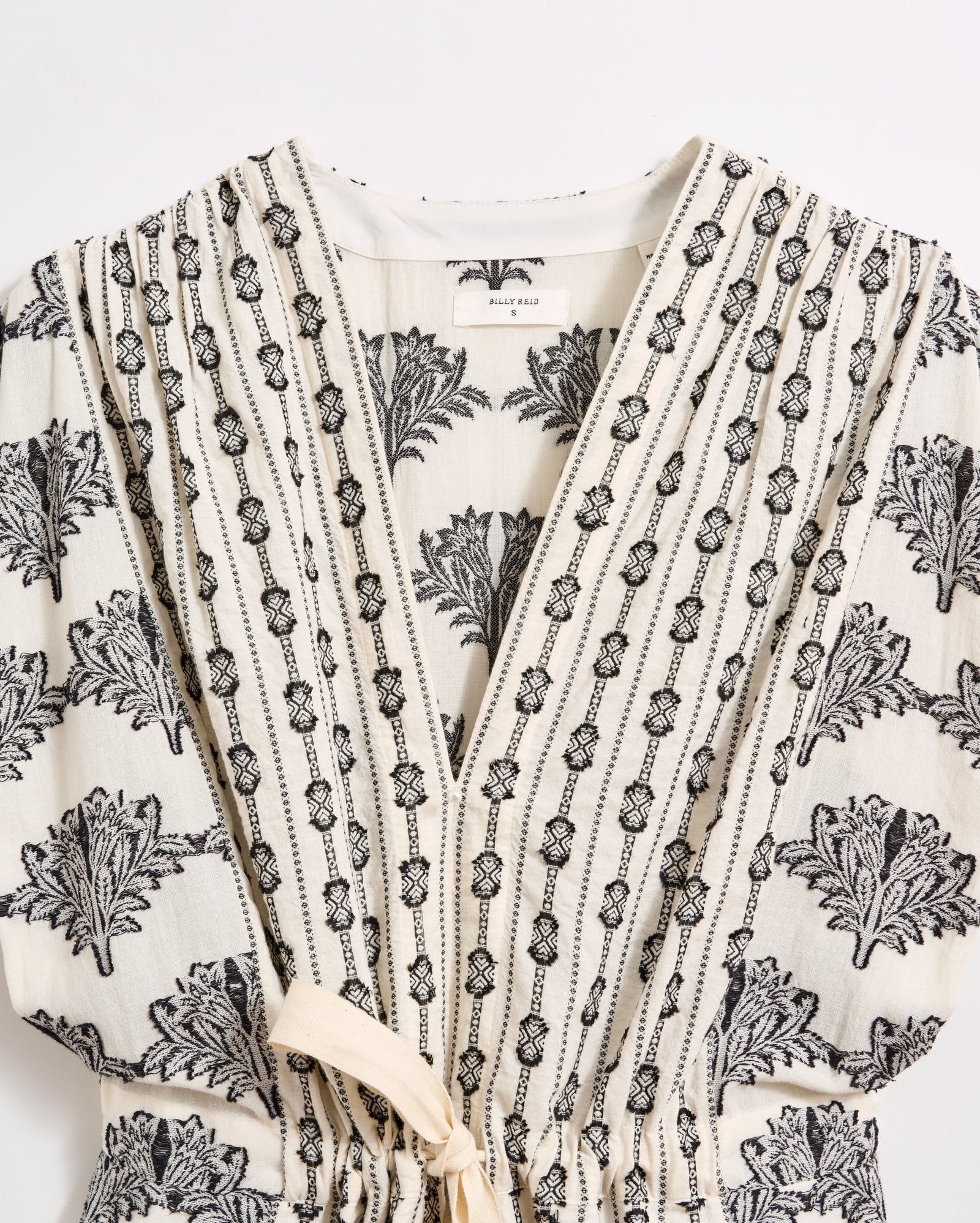 Jacquard Cinched Waist Dress