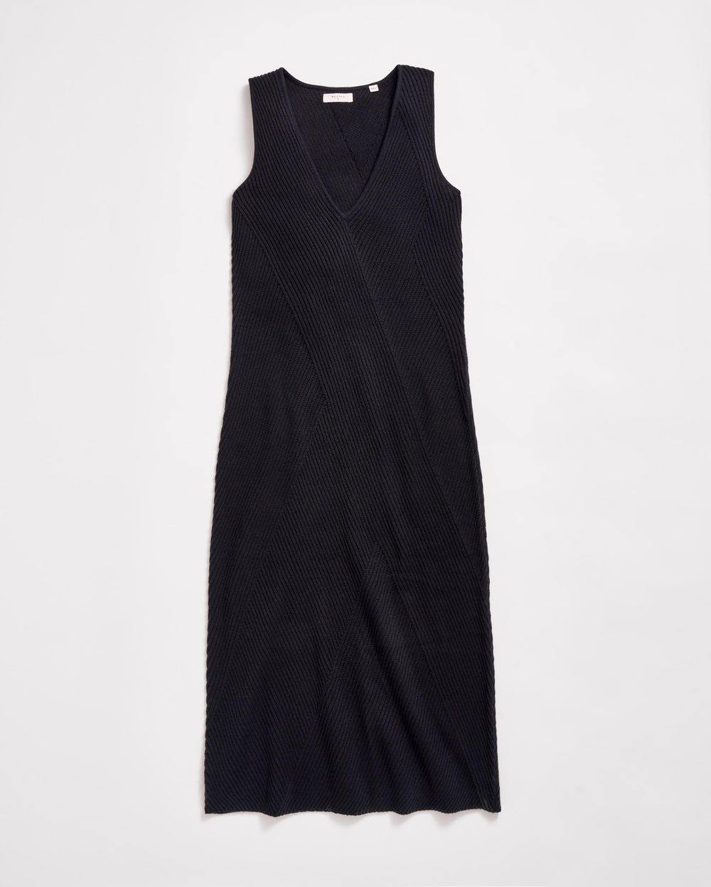 Transfer Rib V Neck Dress
