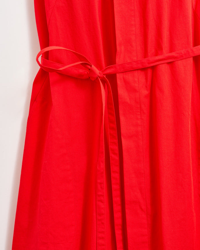Poplin Halterneck Shirt Dress - Poplin Halterneck Shirt Dress -