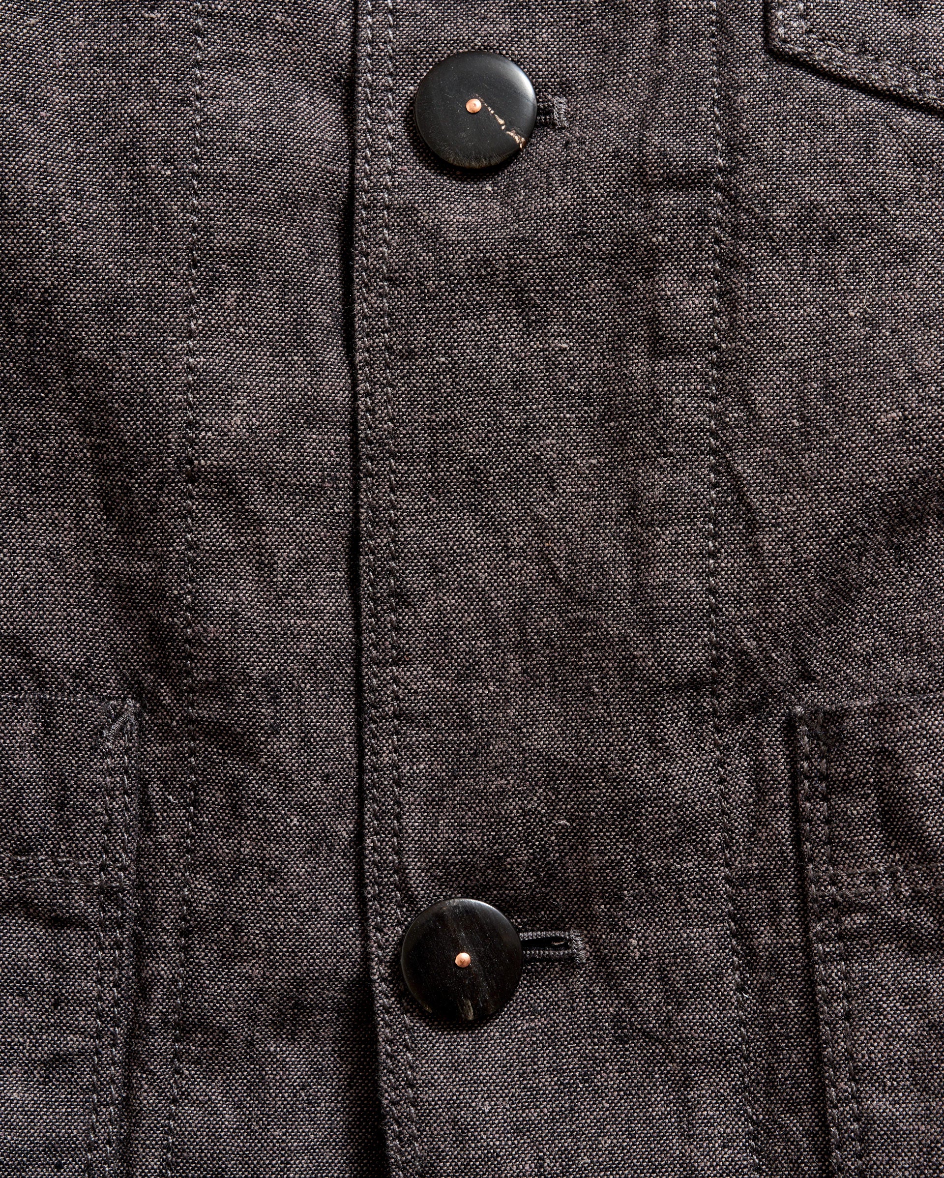Chambray Chore Jacket – Linen-Cotton Blend | Billy Reid