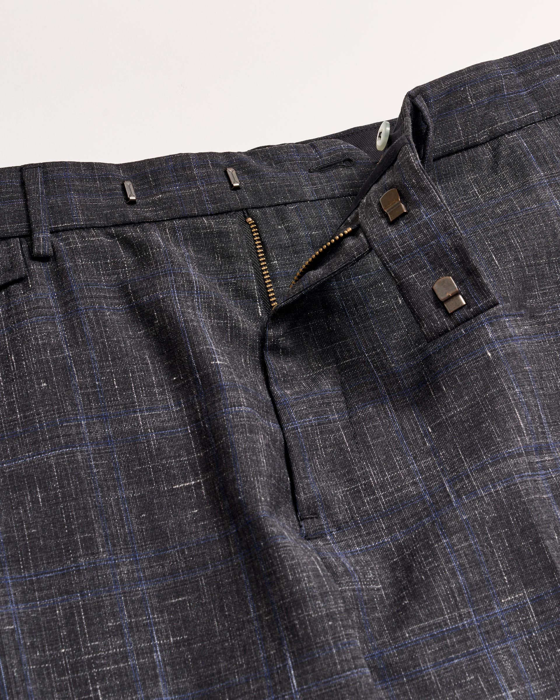 Crosshatch Flat Front Trouser