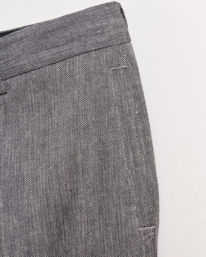 Micro Herringbone Edwin Trouser