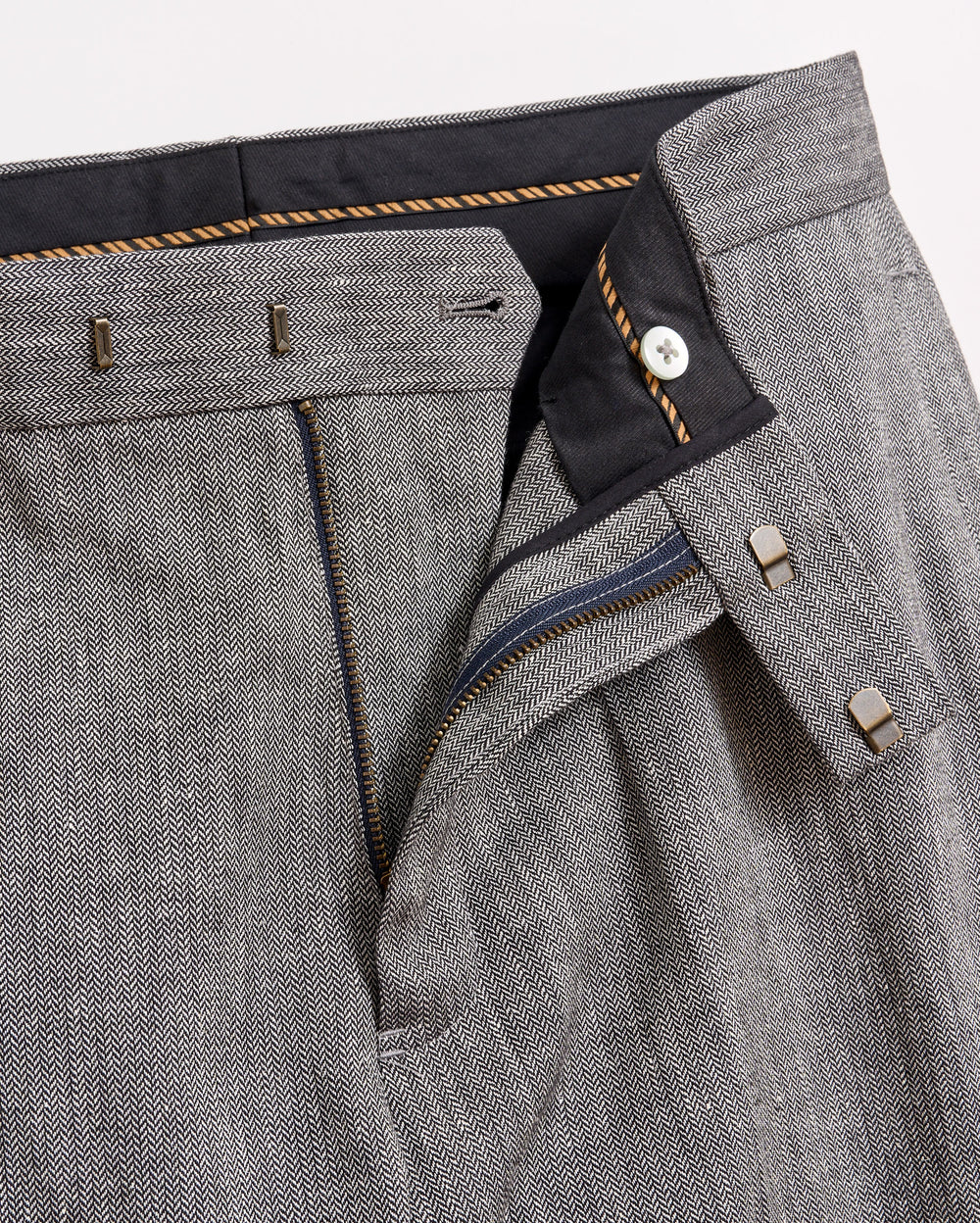 Micro Herringbone Edwin Trouser