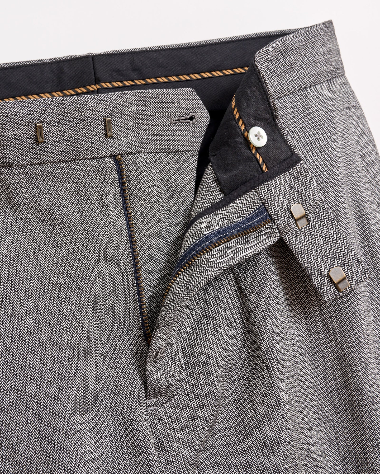 Micro Herringbone Edwin Trouser