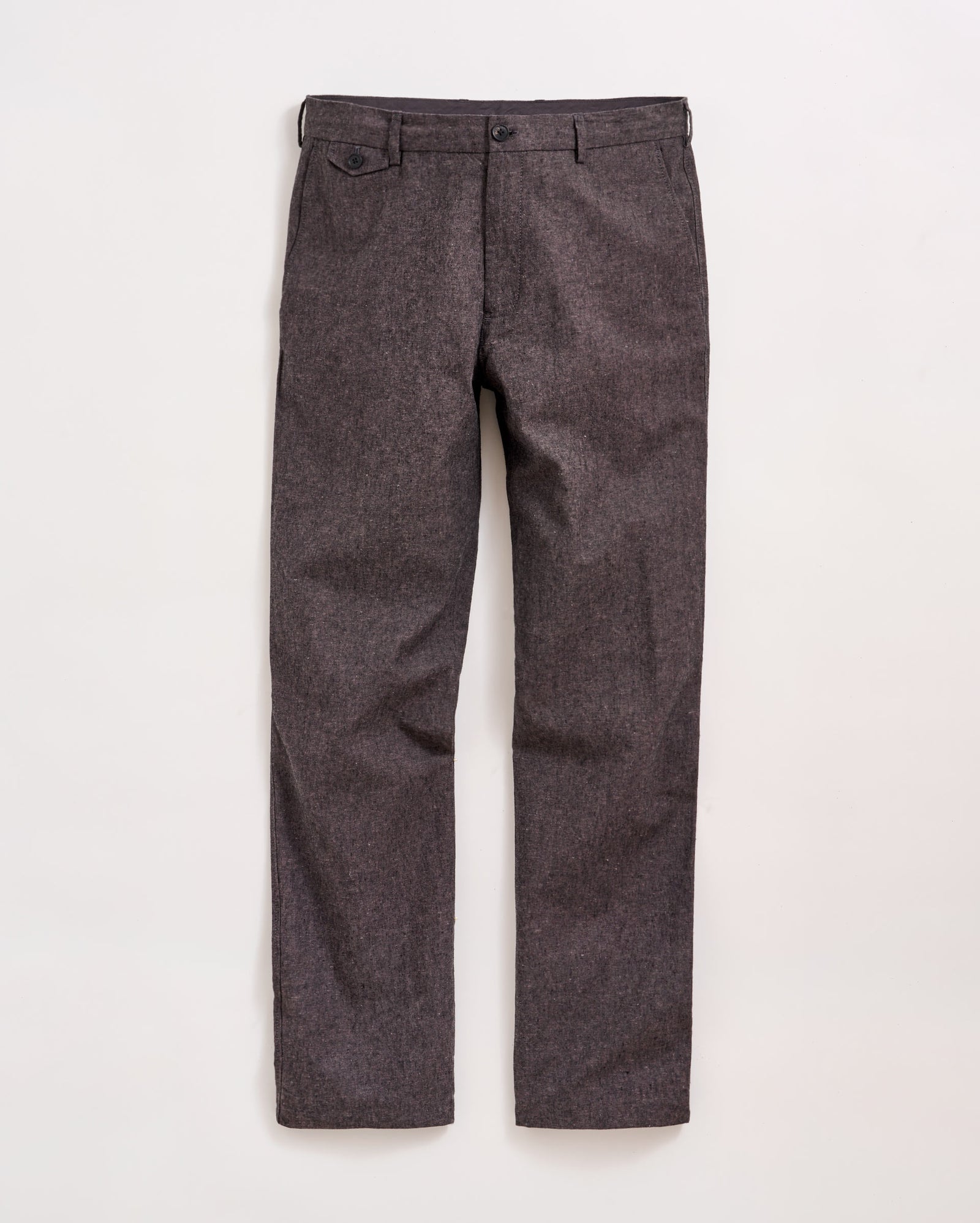 Chambray Flat Front Pant