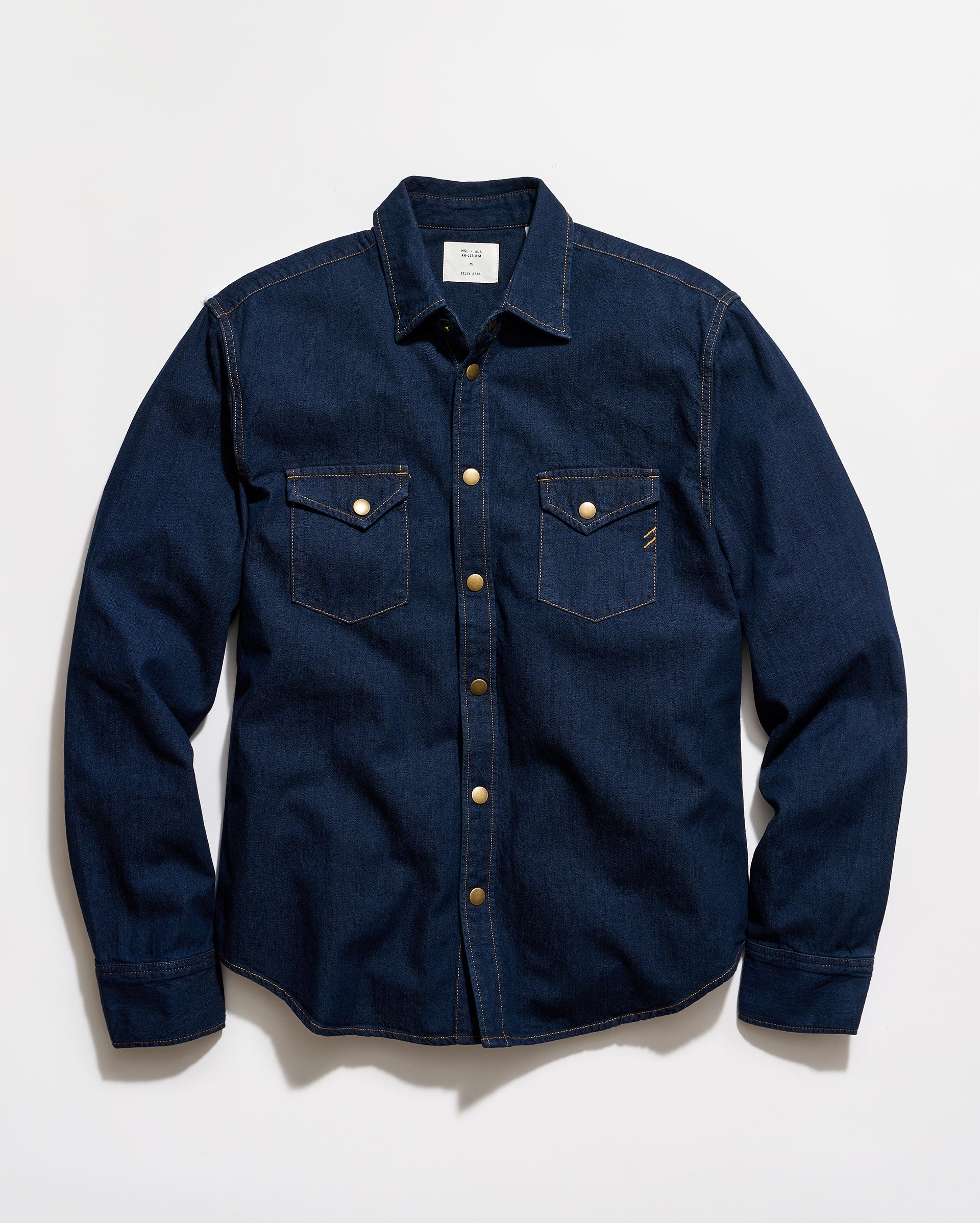 Shoals Denim Shirt - Soft Cotton, Slim Fit | Billy Reid