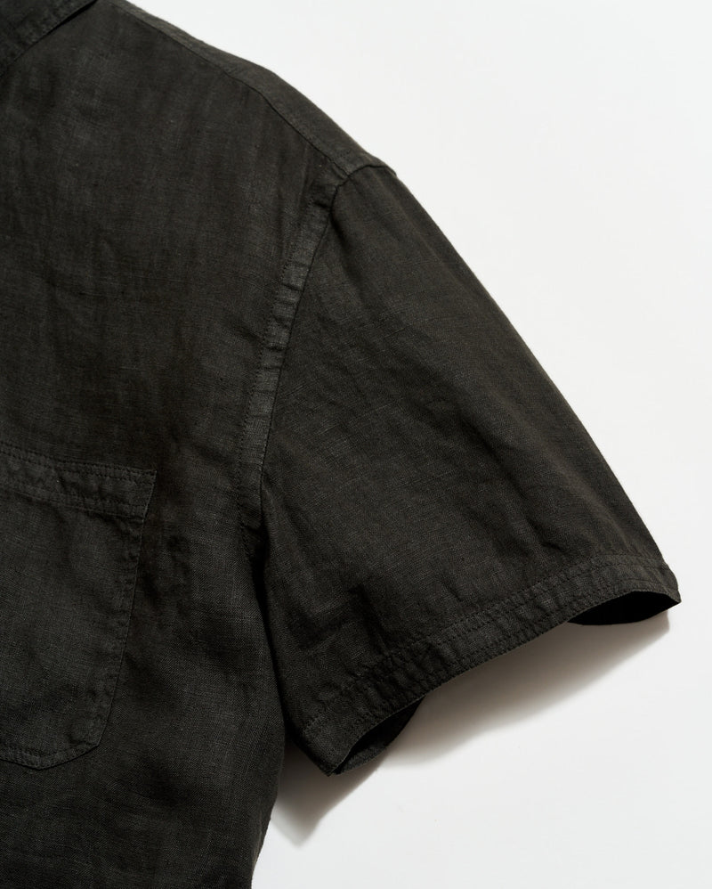Short Sleeve Linen Tuscumbia Shirt Button Down