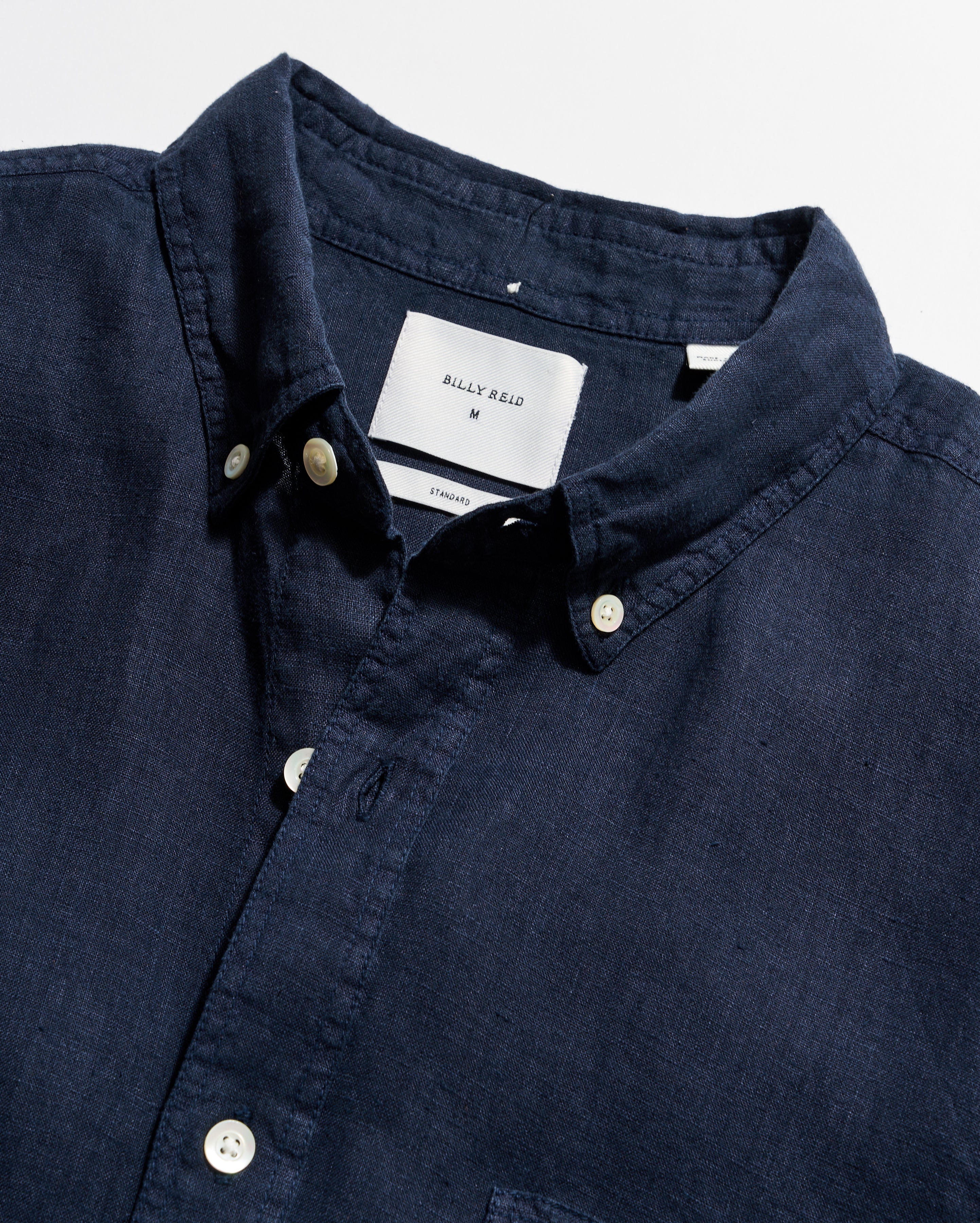 Short Sleeve Linen Tuscumbia Button-Down Shirt | Billy Reid