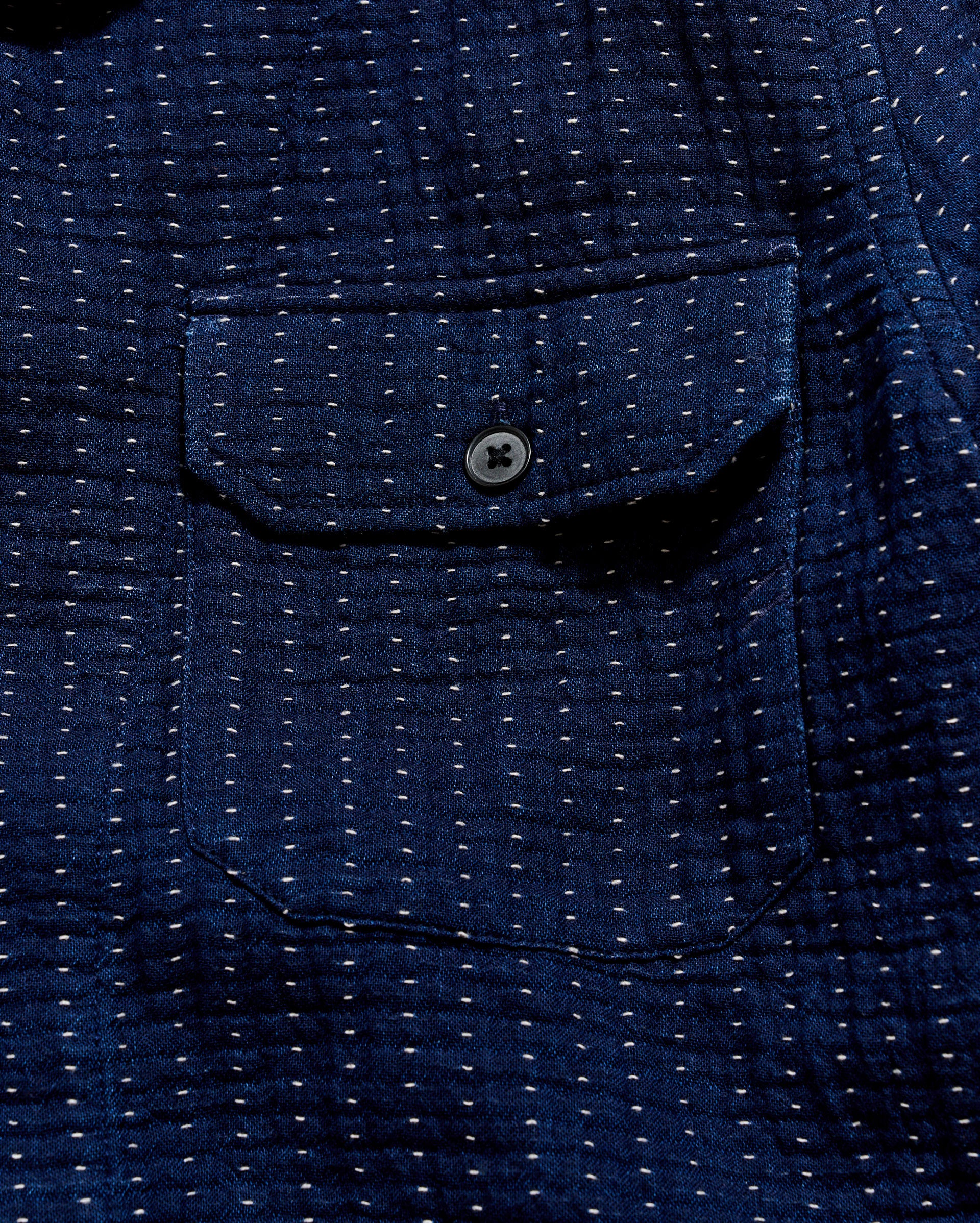 Pin Dot Dobby Two Pocket Overshirt