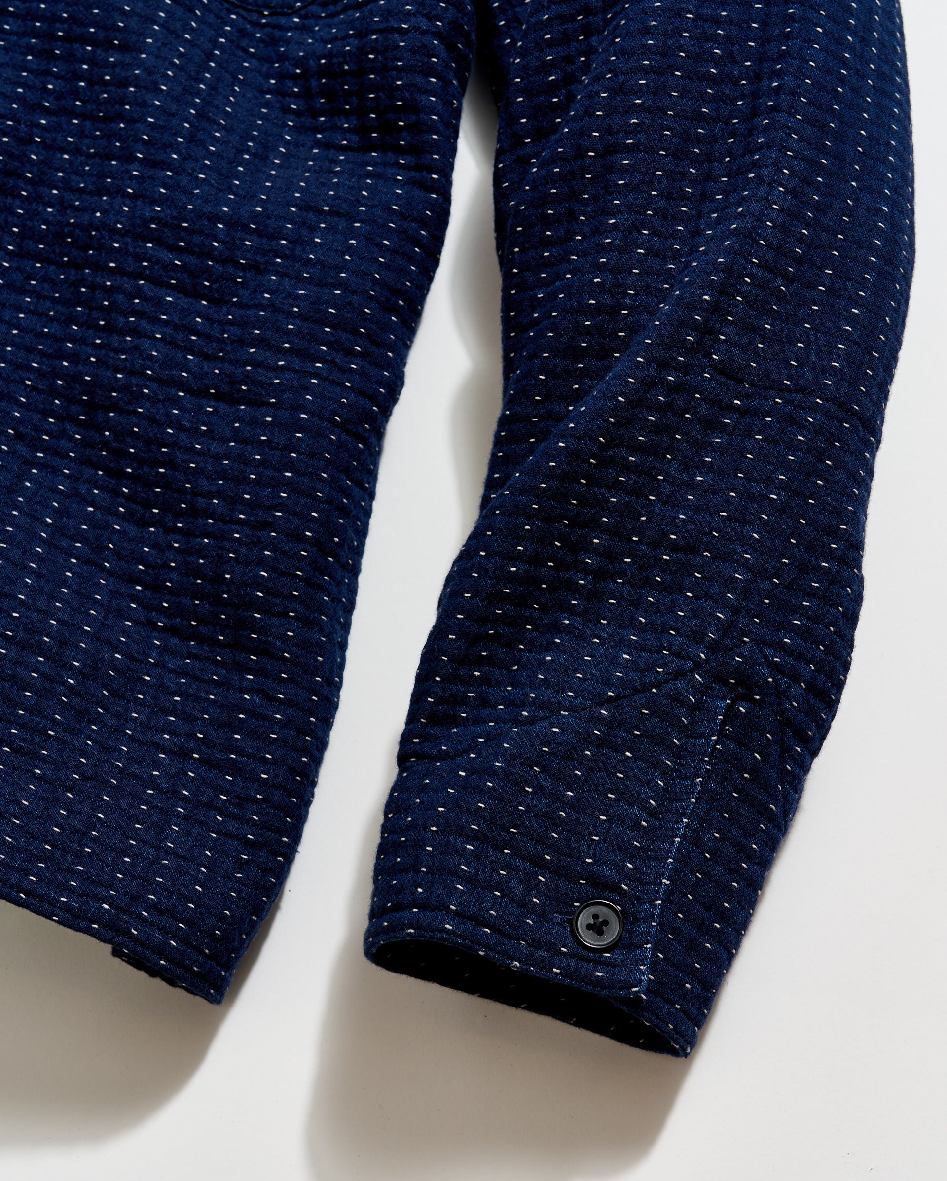 Pin Dot Dobby Two Pocket Overshirt