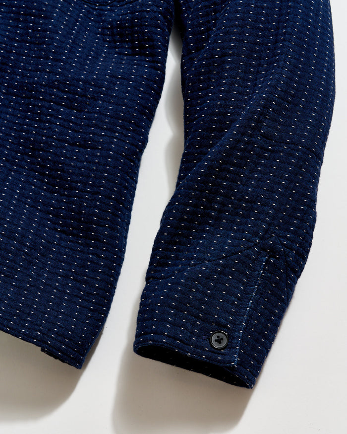 Pin Dot Dobby Two Pocket Overshirt