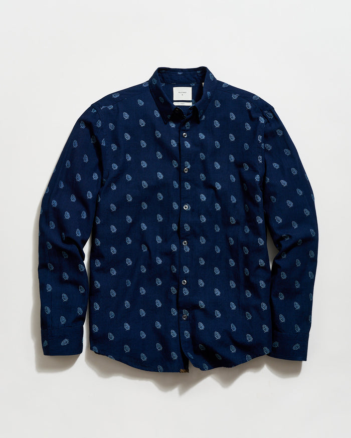 Pelican Paisley Jacquard Wilson Shirt