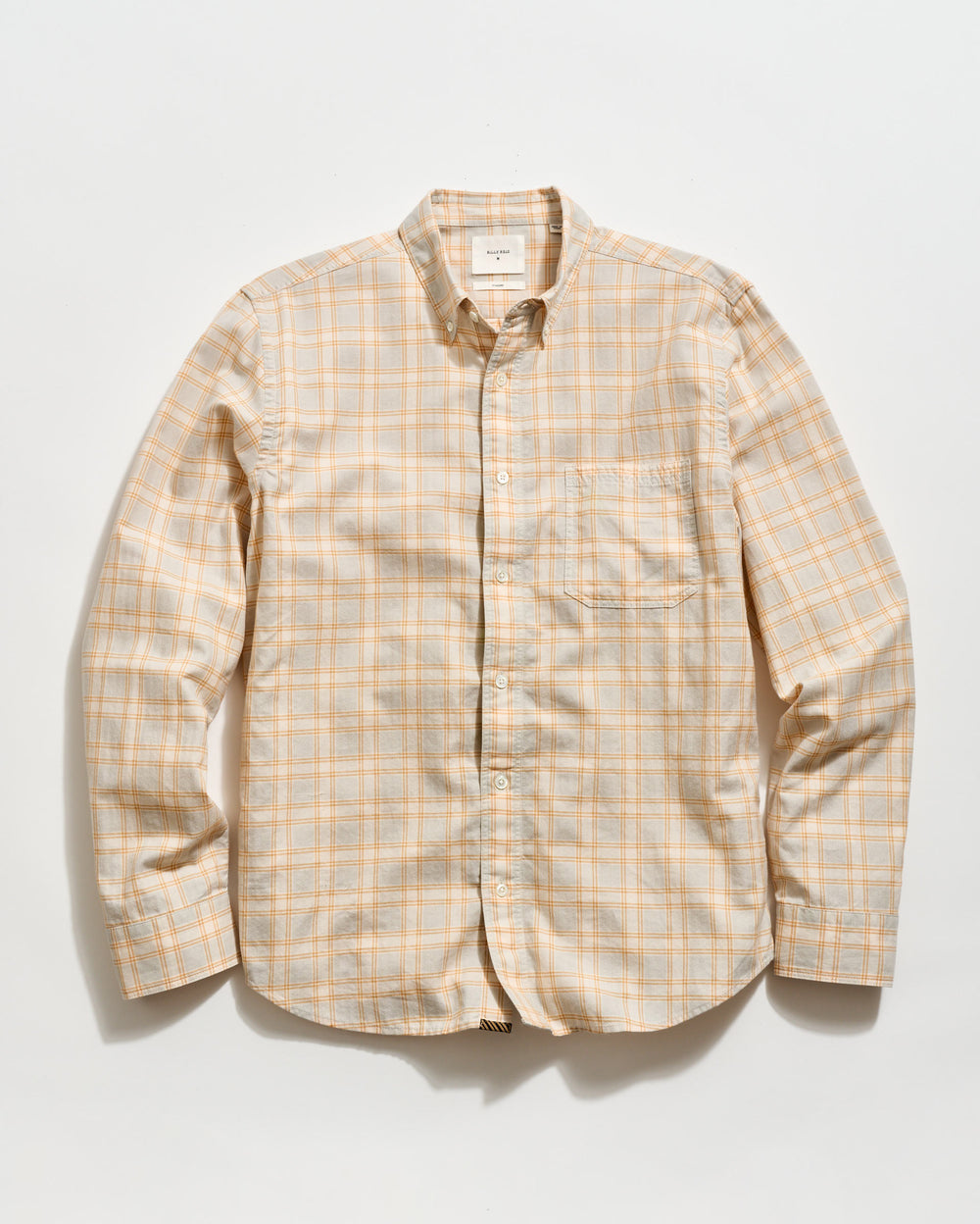 Plaid shirt on a white background