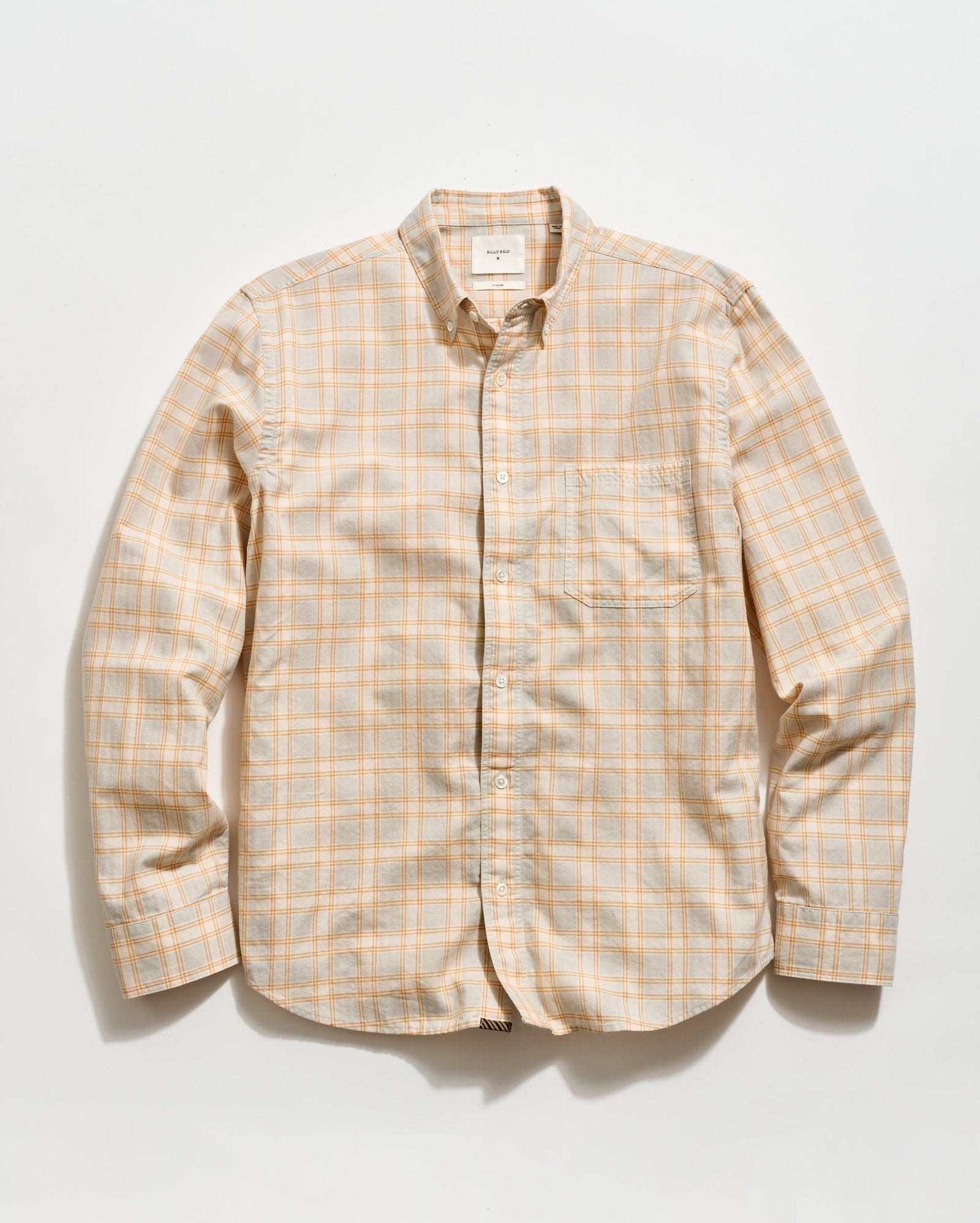 Plaid shirt on a white background