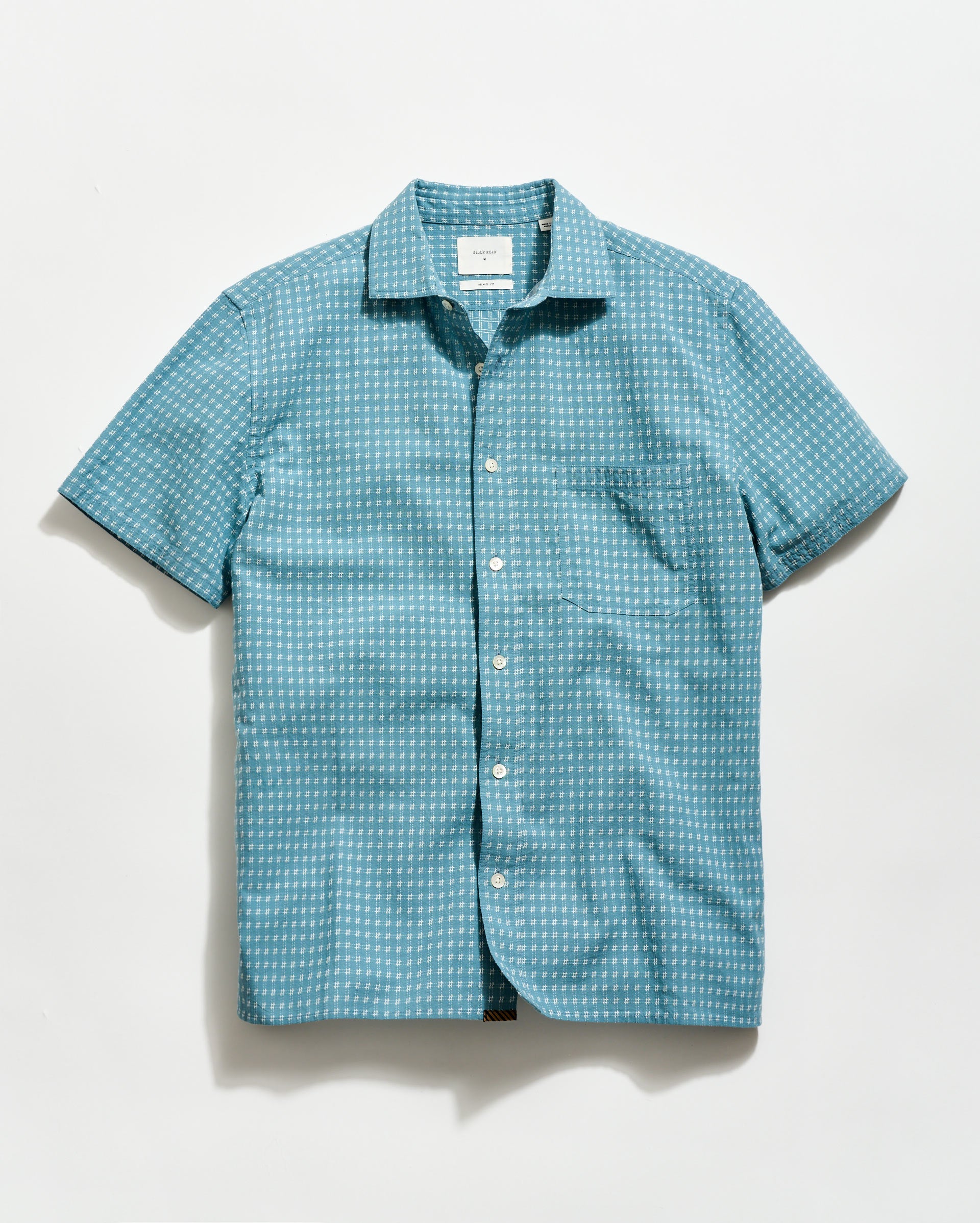 トップス doubleW broadcloth trad check shirt OVY Short Sleeve Check Dobby Treme Shirt – Billy Reid