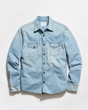 Billy Reid Shoals Denim Shirt, Denim Billy Reid Shoals Denim Shirt, Denim