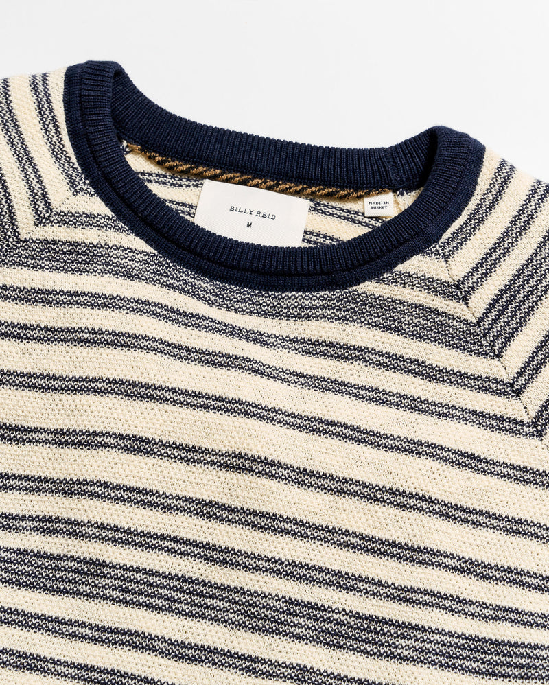 Raglan Stripe Crew Alternate