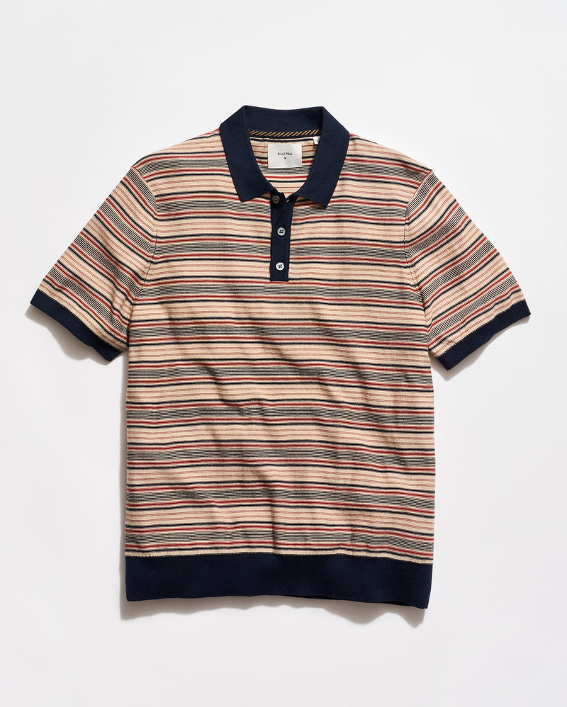 Vintage Stripe Sweater Polo