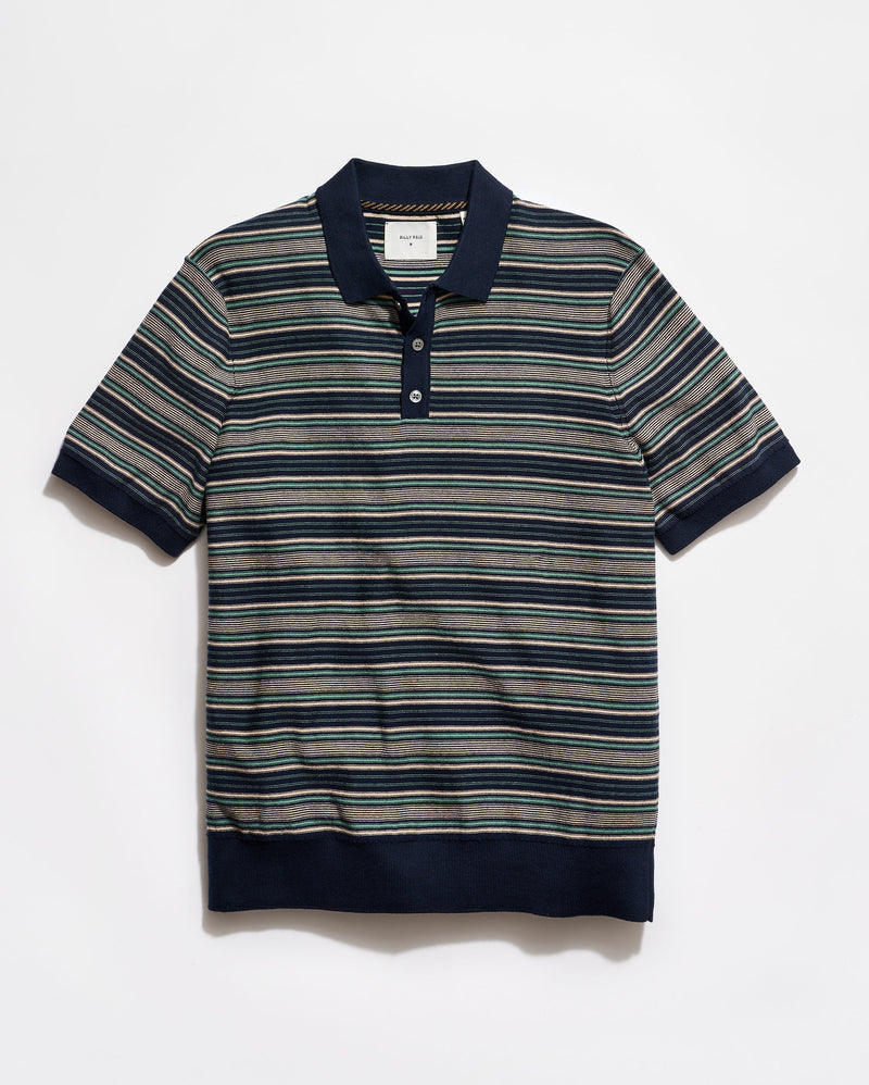 Vintage Stripe Sweater Polo