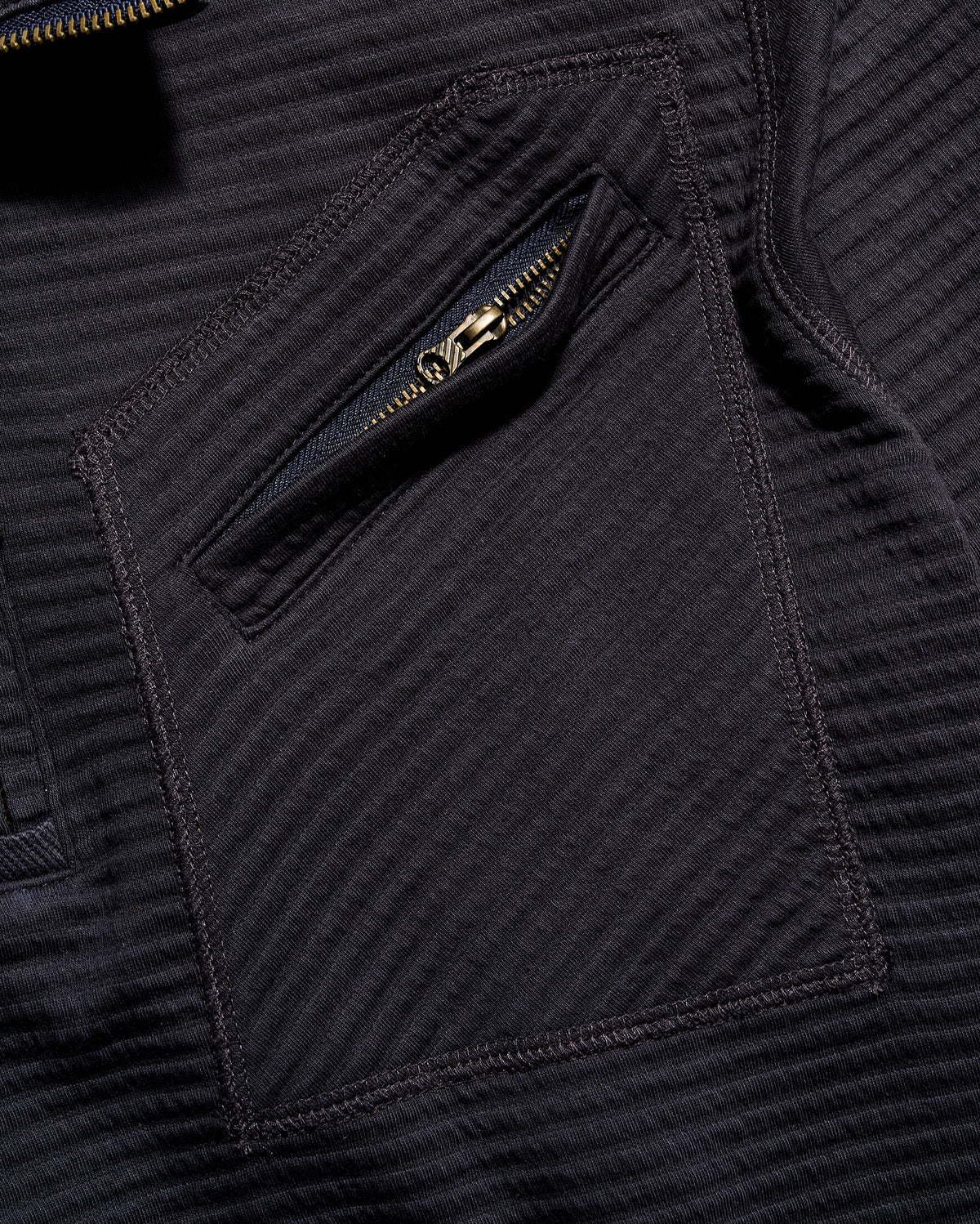 Asymmetrical Zip Pocket