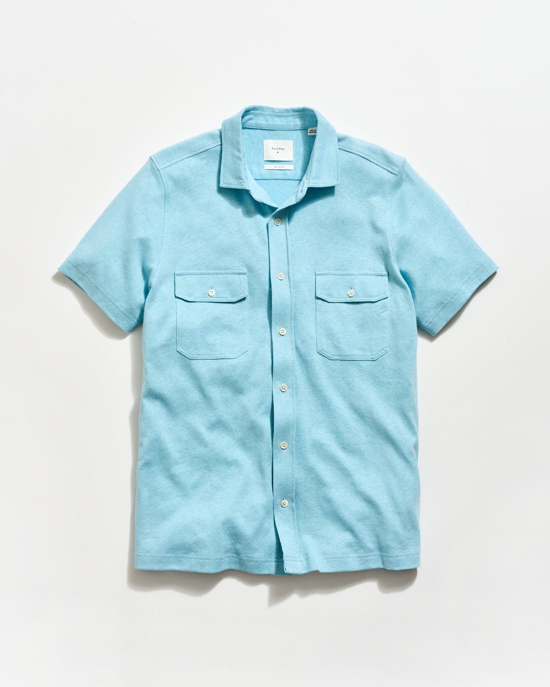 Short Sleeve Hemp Cotton Knit Shirt