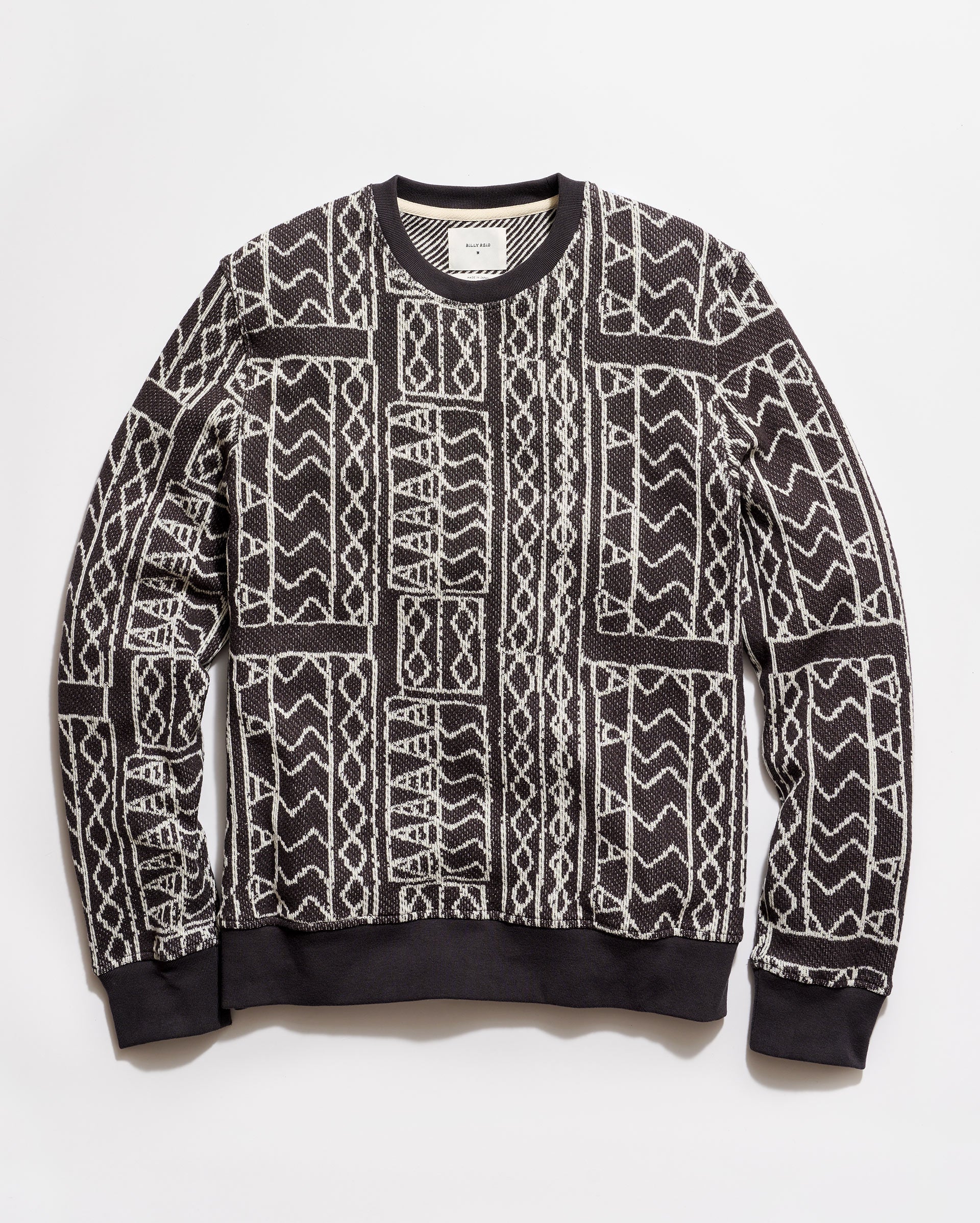 Numajiri Geo Stitch Jacquard Sweatshirt