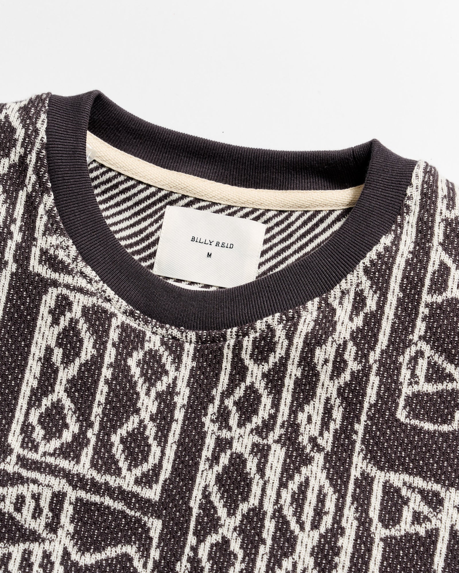 Numajiri Geo Stitch Jacquard Sweatshirt